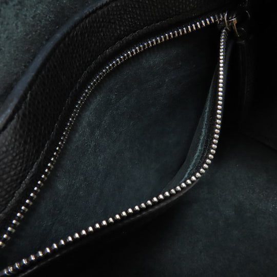 CELINE Tote Bag leather black Vertical Cabas 2WAY