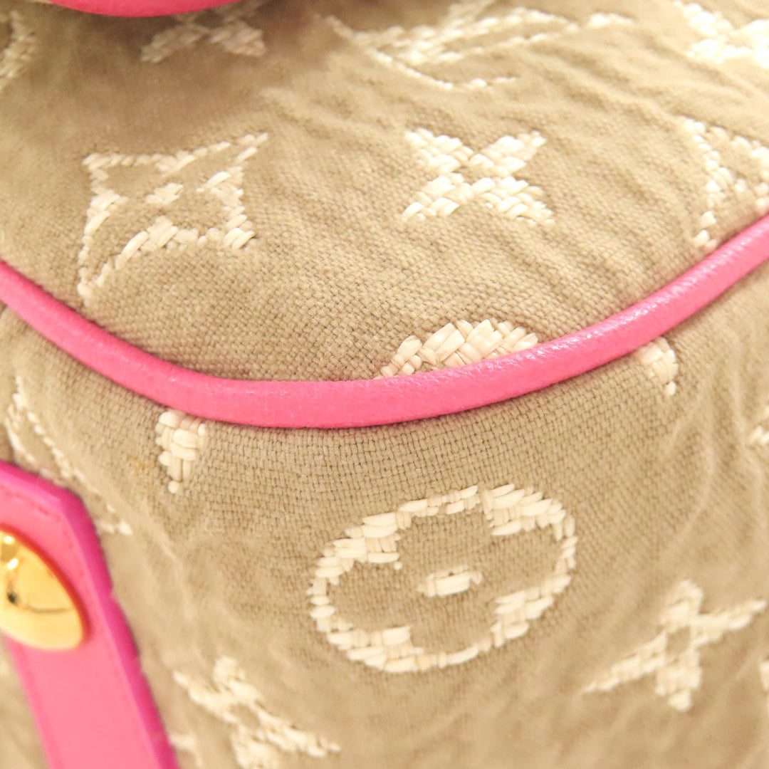 LOUIS VUITTON Tote Bag M93496 canvas beige Sabia Kaba MM