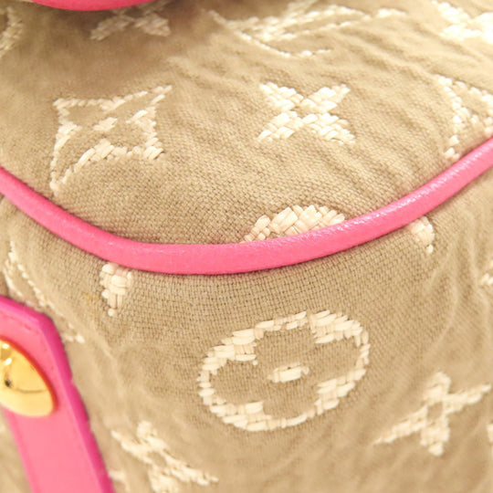 LOUIS VUITTON Tote Bag M93496 canvas beige Sabia Kaba MM