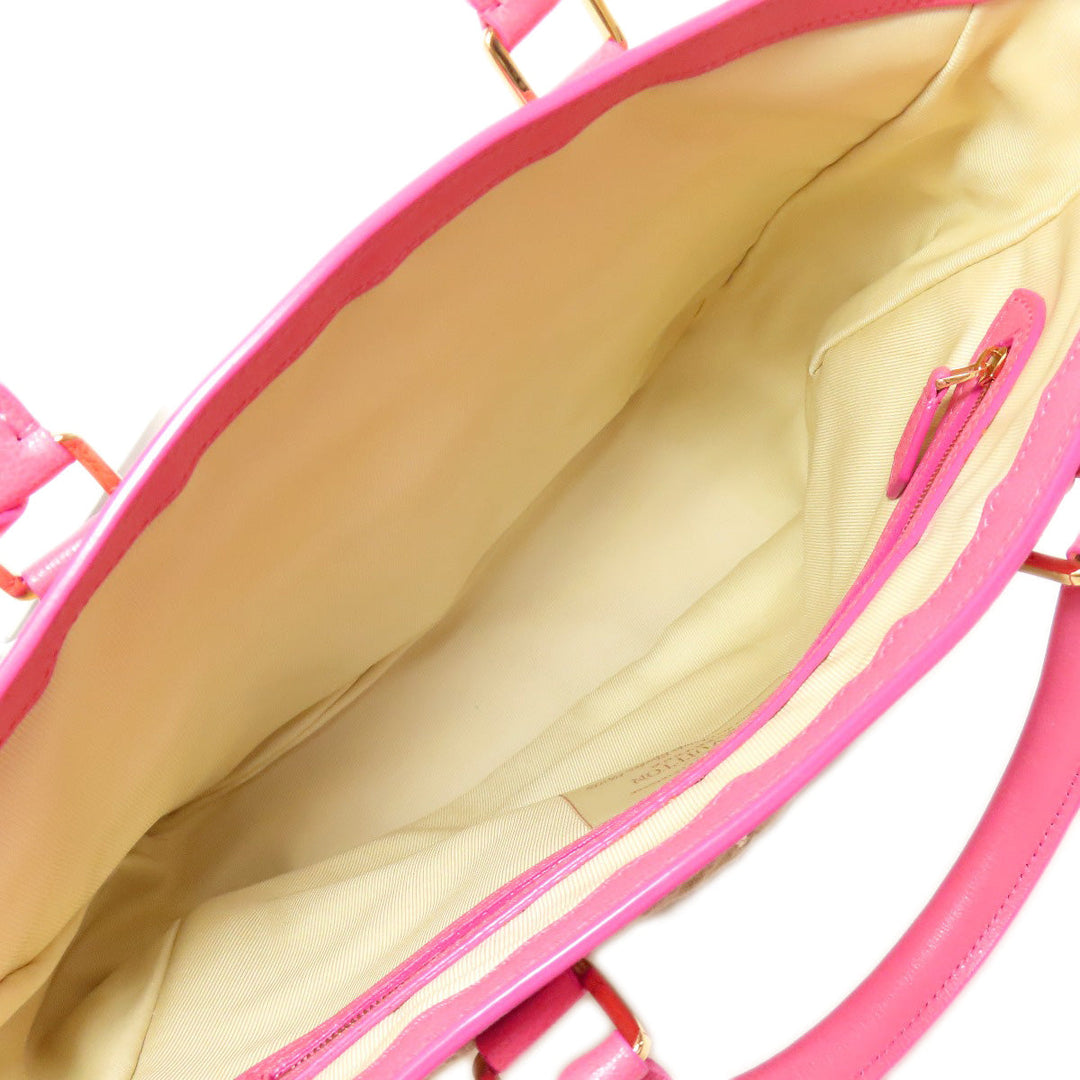 LOUIS VUITTON Tote Bag M93496 canvas beige Sabia Kaba MM