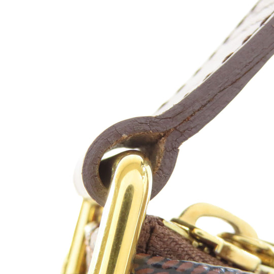 LOUIS VUITTON Shoulder Bag N42251 Damier canvas Brown Bloomsbury PM