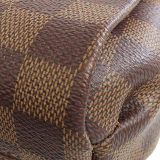 LOUIS VUITTON Handbag N53000 Damier canvas Brown Croisette Women Used Authentic