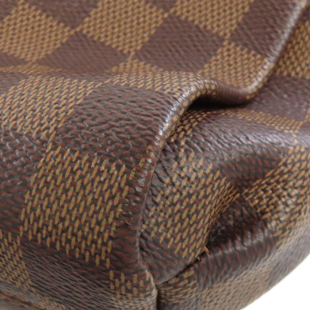 LOUIS VUITTON Handbag N53000 Damier canvas Brown Croisette Women Used Authentic
