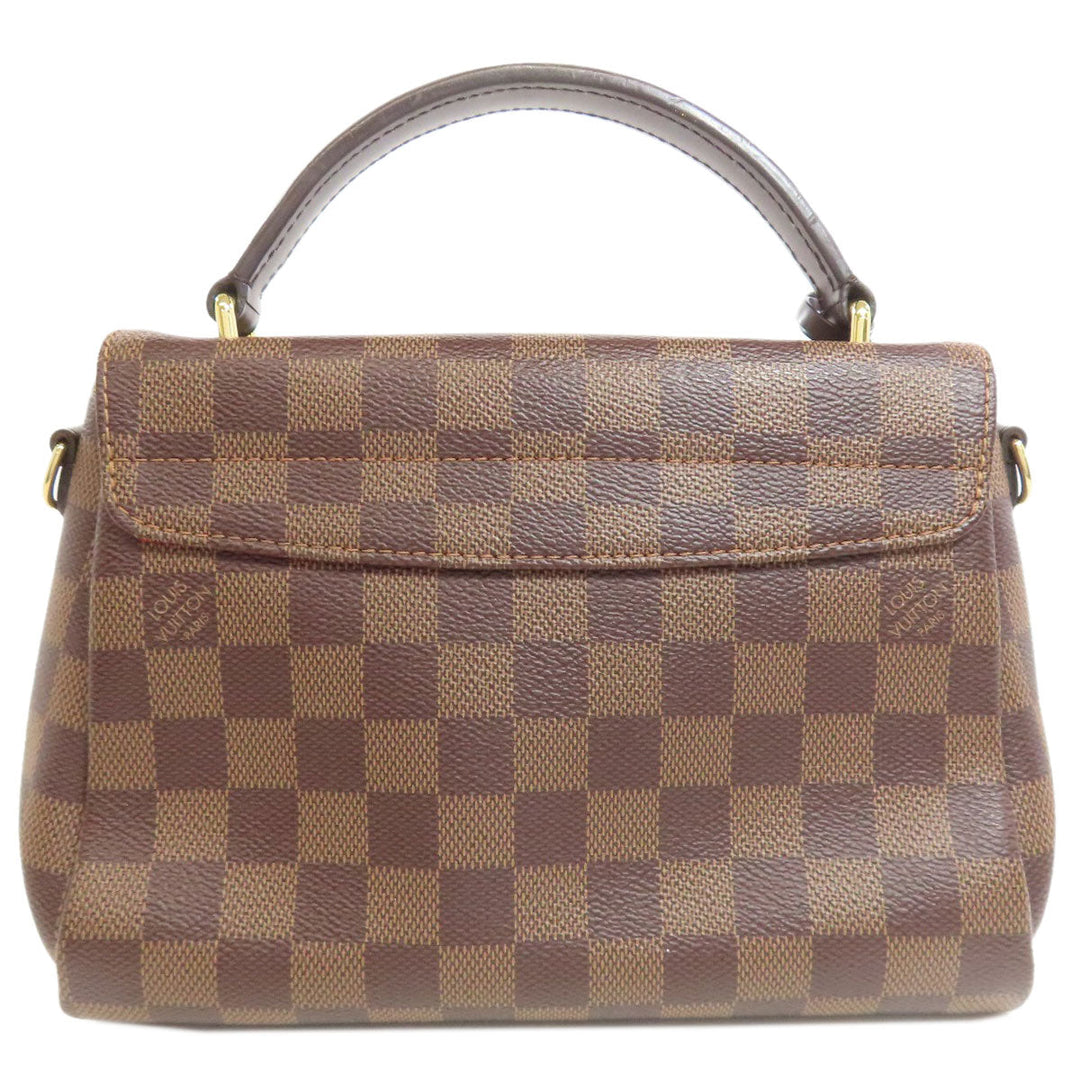 LOUIS VUITTON Handbag N53000 Damier canvas Brown Croisette Women Used Authentic