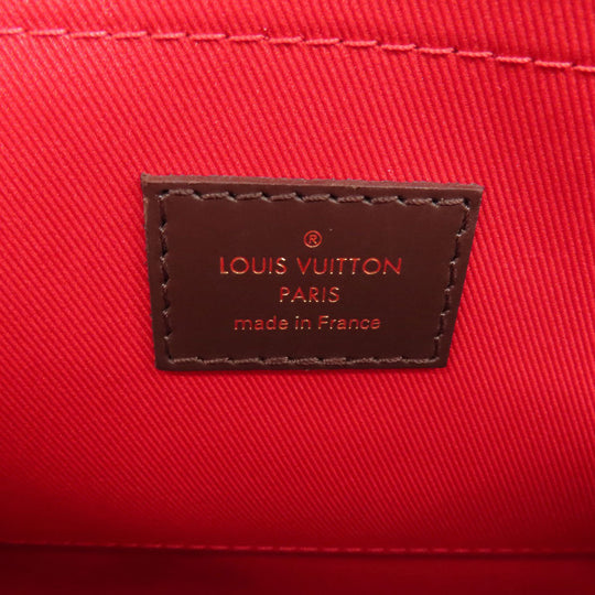 LOUIS VUITTON Handbag N53000 Damier canvas Brown Croisette Women Used Authentic
