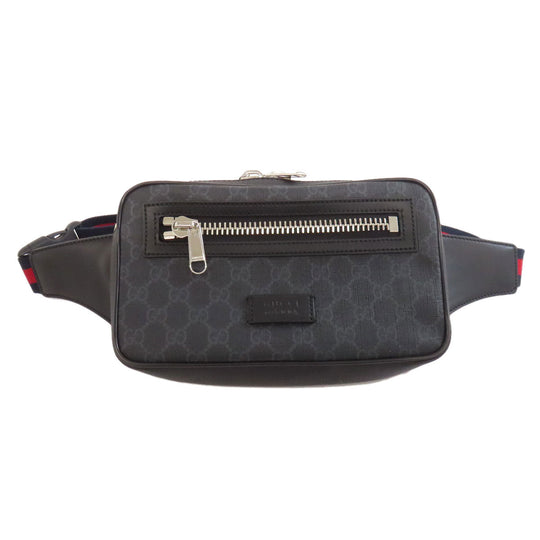 GUCCI Sling bag 474293 PVC black GG Supreme