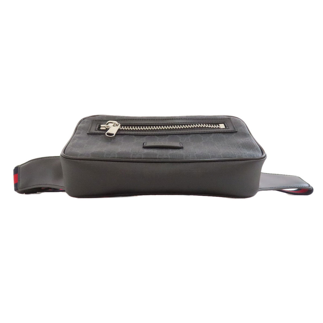 GUCCI Sling bag 474293 PVC black GG Supreme