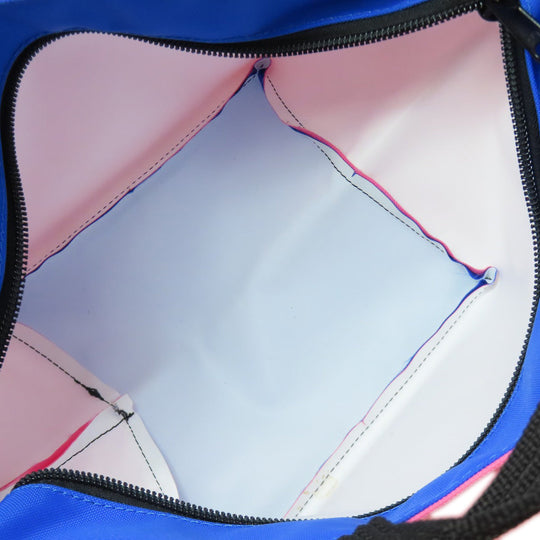 Herve Chapelier Handbag Nylon pink Boat-shaped tote