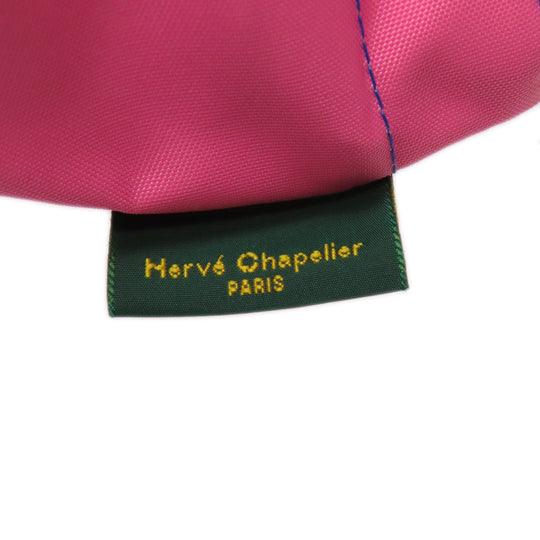 Herve Chapelier Handbag Nylon pink Boat-shaped tote