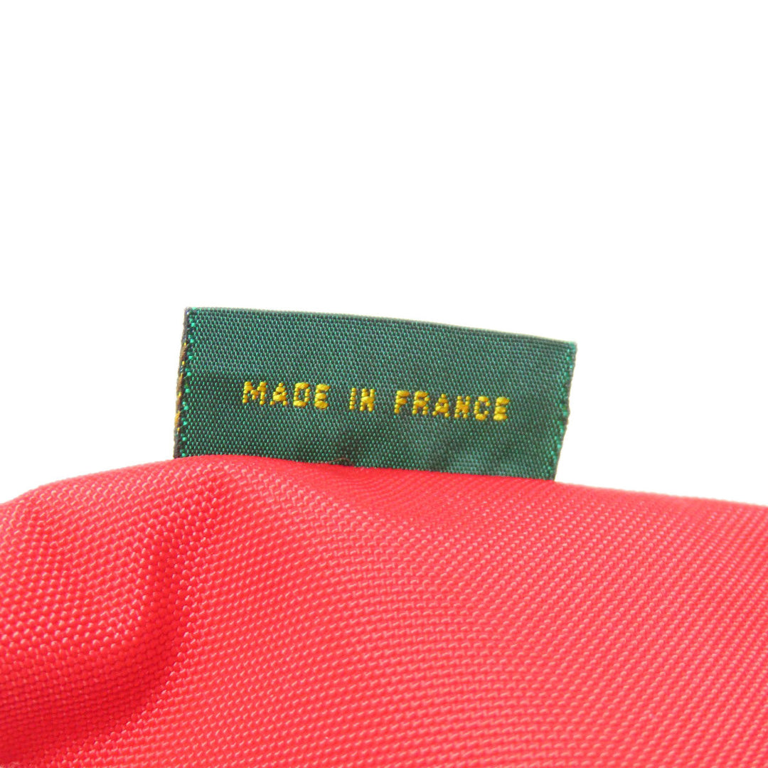 Herve Chapelier Shoulder Bag Nylon Red Simple design Women Used Authentic