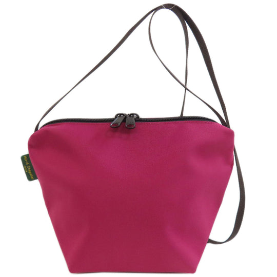 Herve Chapelier Shoulder Bag Nylon purple logo
