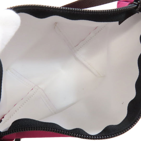 Herve Chapelier Shoulder Bag Nylon purple logo