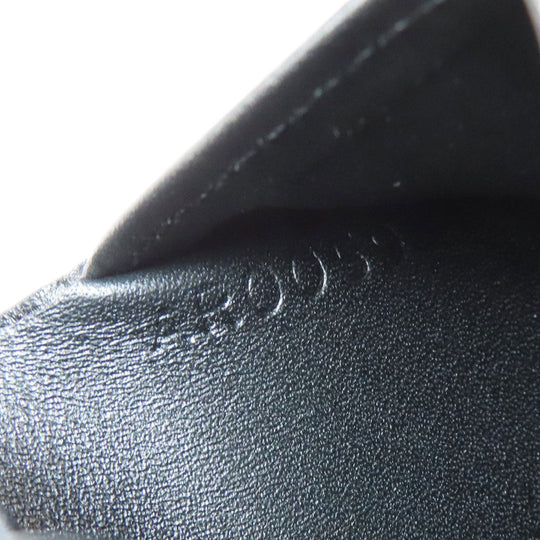 LOUIS VUITTON Bifold Wallet M85016 Nomad leather black Portefeuille�EMarco mens Used Authentic