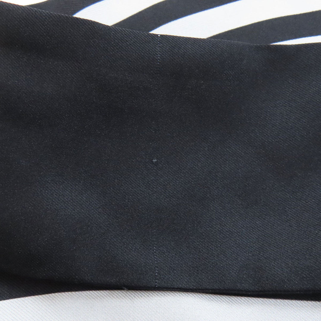 GUCCI scarf 703568 silk black adidas collaboration Women Used Authentic