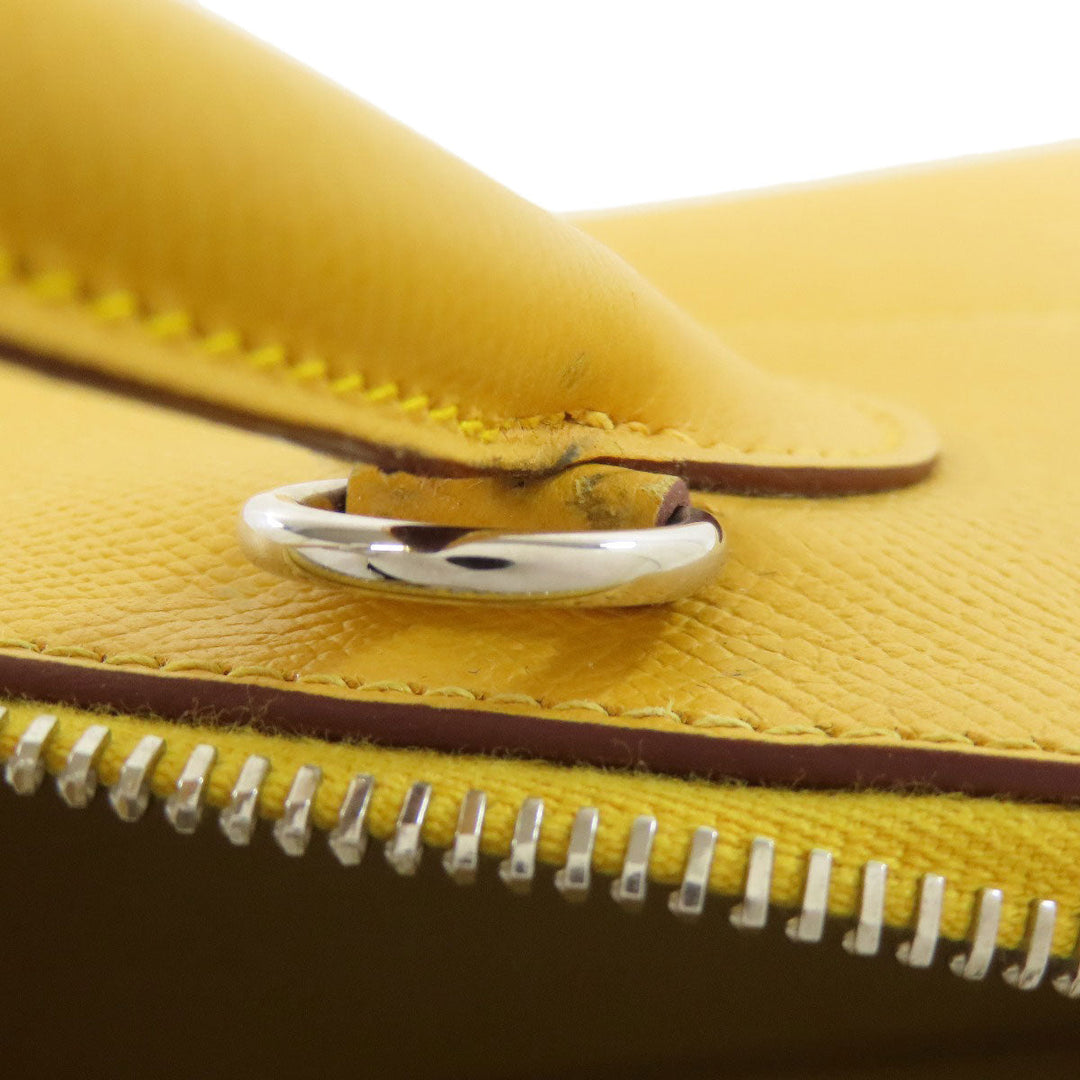 HERMES Tote Bag Epsom yellow Bolide 31 SilverMetal