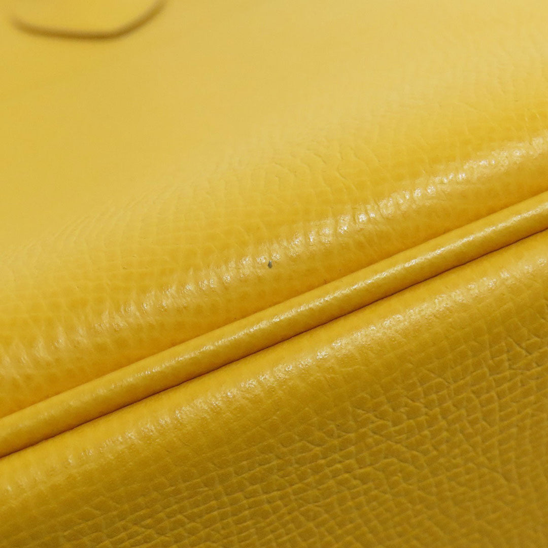 HERMES Tote Bag Epsom yellow Bolide 31 SilverMetal