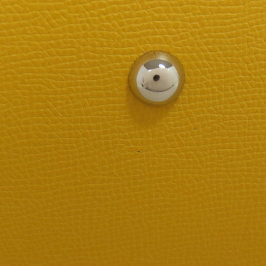 HERMES Tote Bag Epsom yellow Bolide 31 SilverMetal