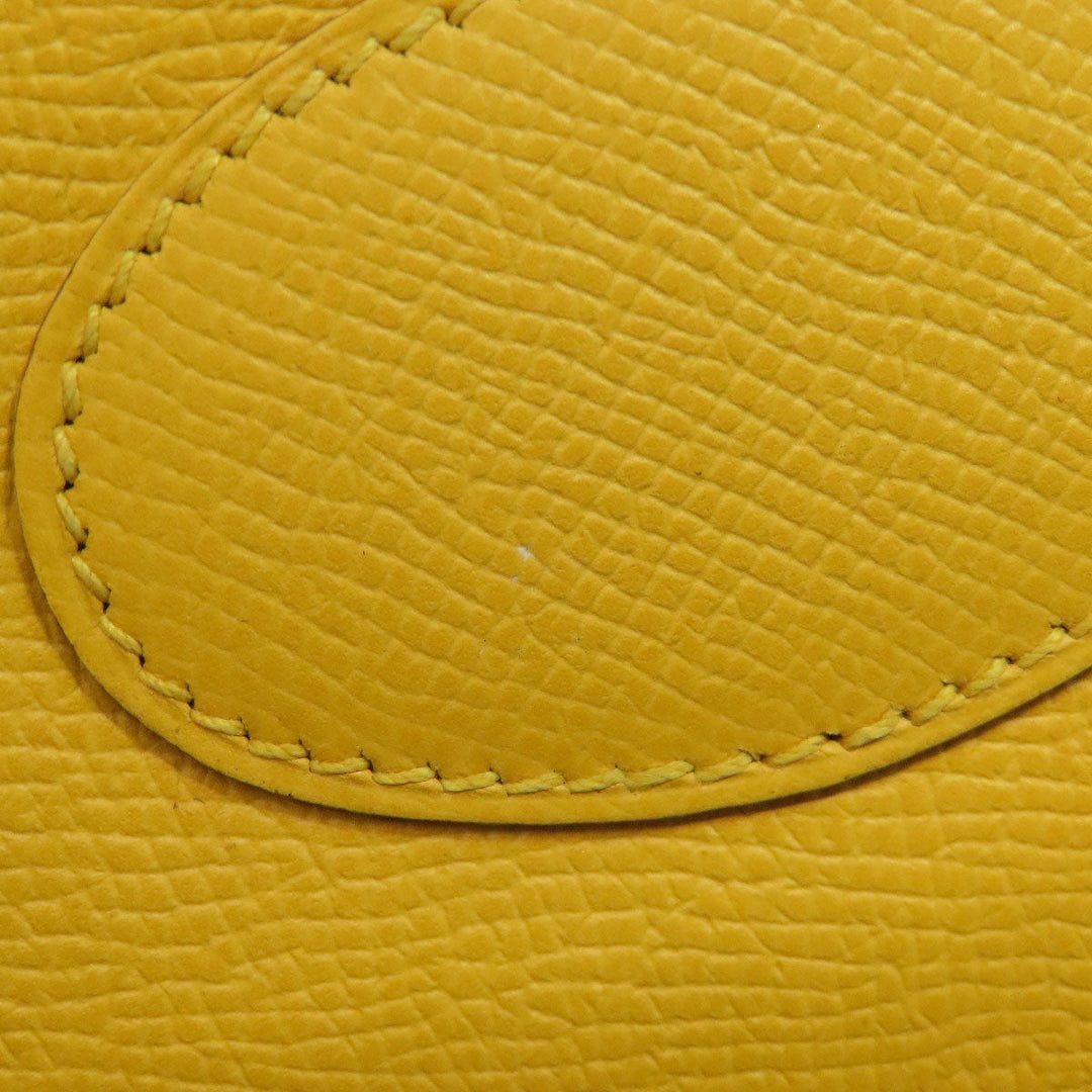 HERMES Tote Bag Epsom yellow Bolide 31 SilverMetal