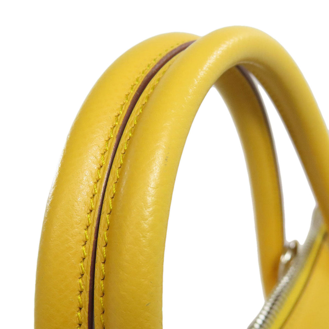 HERMES Tote Bag Epsom yellow Bolide 31 SilverMetal