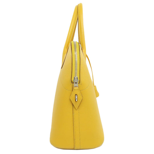HERMES Tote Bag Epsom yellow Bolide 31 SilverMetal