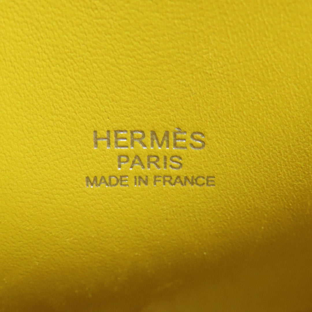 HERMES Tote Bag Epsom yellow Bolide 31 SilverMetal