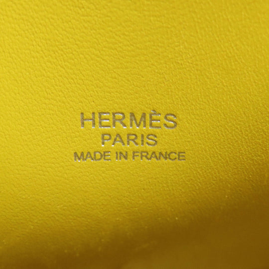 HERMES Tote Bag Epsom yellow Bolide 31 SilverMetal