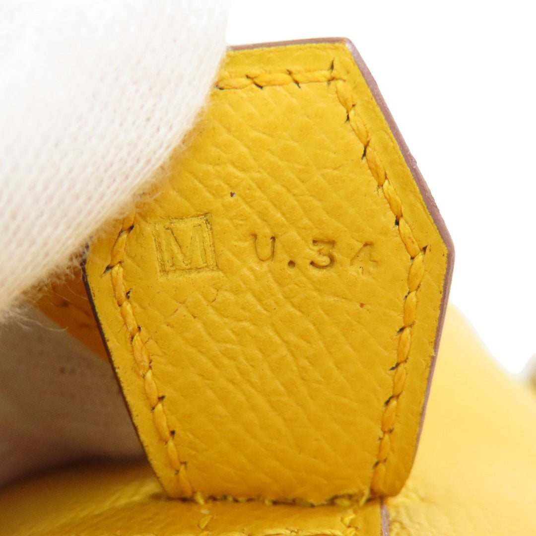 HERMES Tote Bag Epsom yellow Bolide 31 SilverMetal