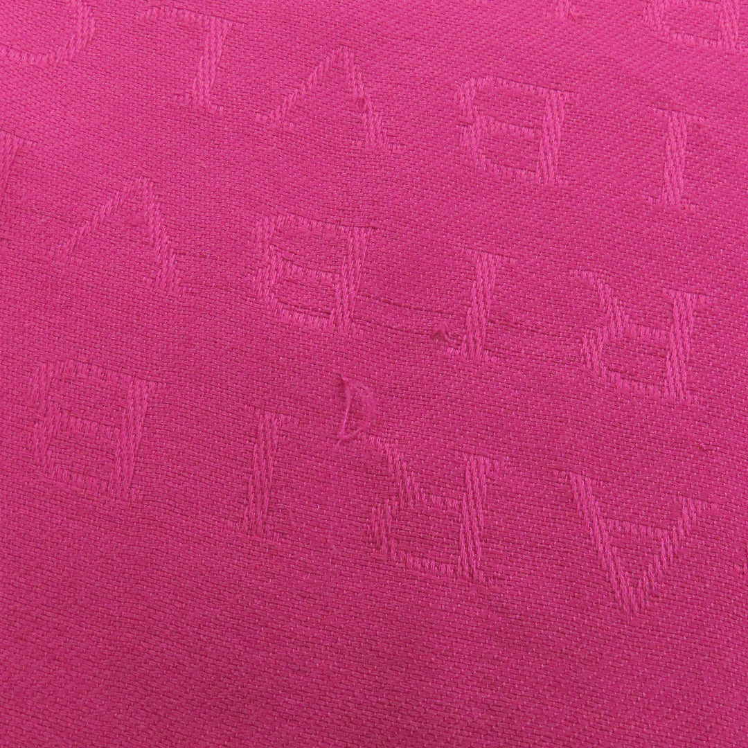 BVLGARI scarf silk pink Stole Logomania