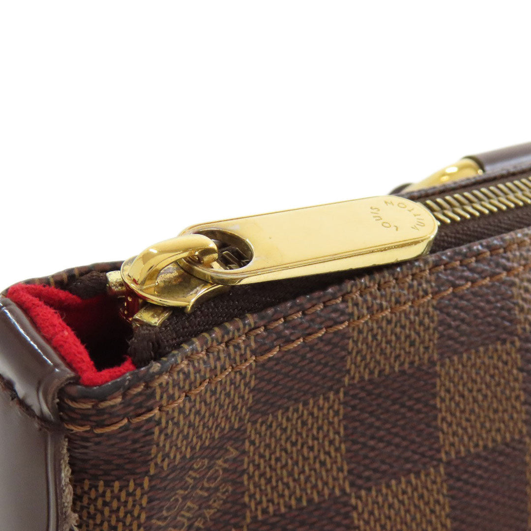 LOUIS VUITTON Tote Bag N51183 Damier canvas Brown Saleya PM Women Used Authentic