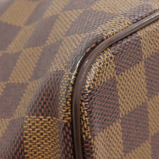 LOUIS VUITTON Tote Bag N51183 Damier canvas Brown Saleya PM Women Used Authentic