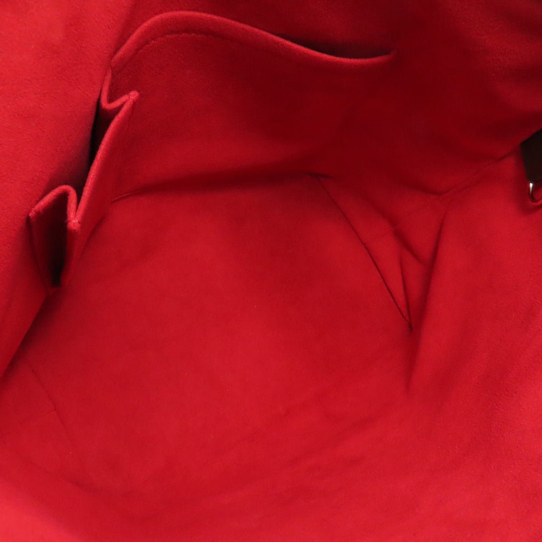 LOUIS VUITTON Tote Bag N51183 Damier canvas Brown Saleya PM Women Used Authentic