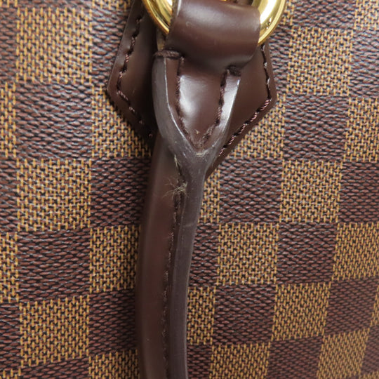 LOUIS VUITTON Tote Bag N51183 Damier canvas Brown Saleya PM Women Used Authentic