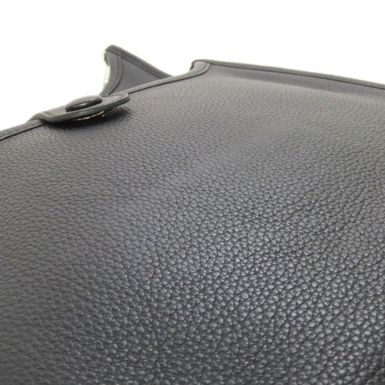 HERMES Shoulder Bag Taurillon Clemence black Evelyn 3 PM SilverMetal Women Used Authentic