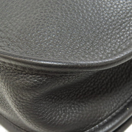HERMES Shoulder Bag Taurillon Clemence black Evelyn 3 PM SilverMetal Women Used Authentic