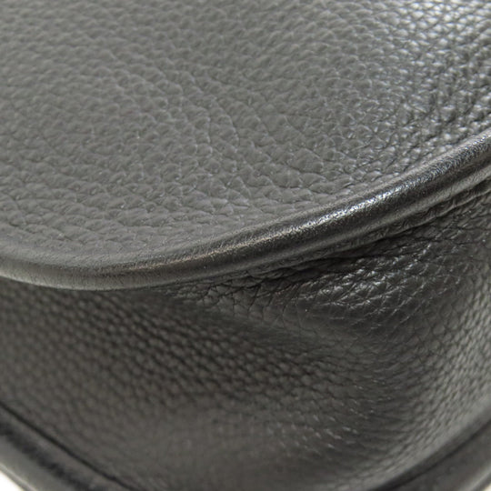HERMES Shoulder Bag Taurillon Clemence black Evelyn 3 PM SilverMetal Women Used Authentic