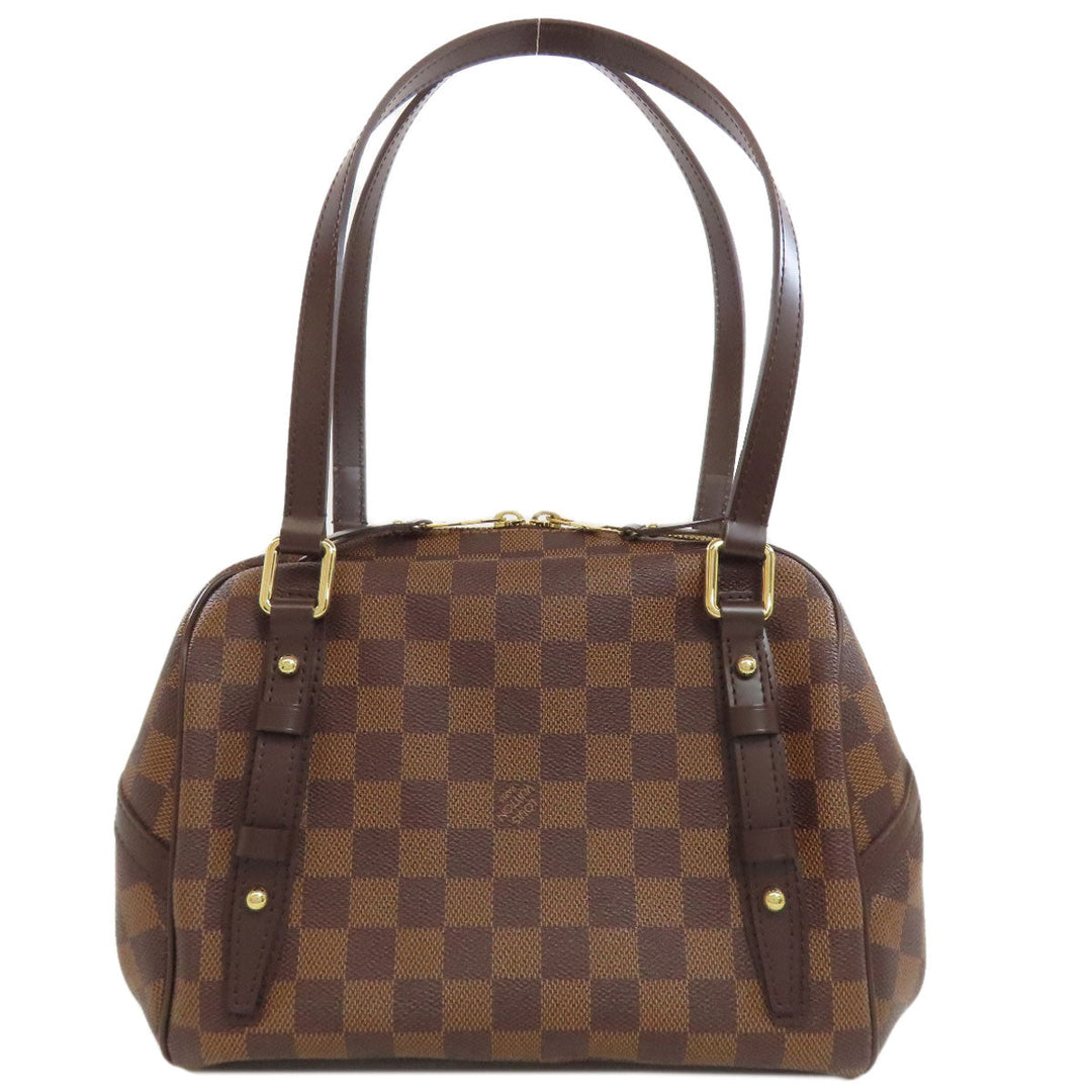 LOUIS VUITTON Handbag N41157 Damier canvas Brown Rivington PM Women Used Authentic