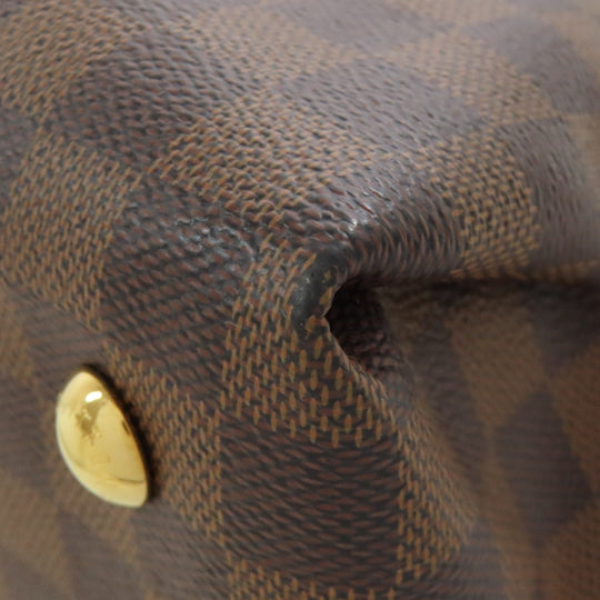 LOUIS VUITTON Handbag N41399 Damier canvas Brown Salvi Women Used Authentic