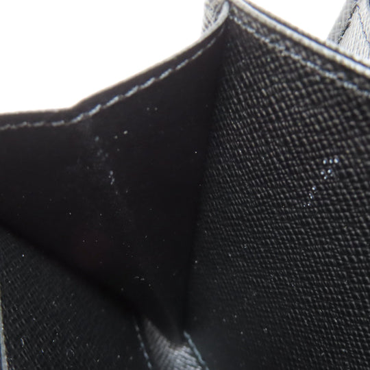 LOUIS VUITTON Long Wallet Purse M61857 Epi black Zippy wallet Women Used Authentic