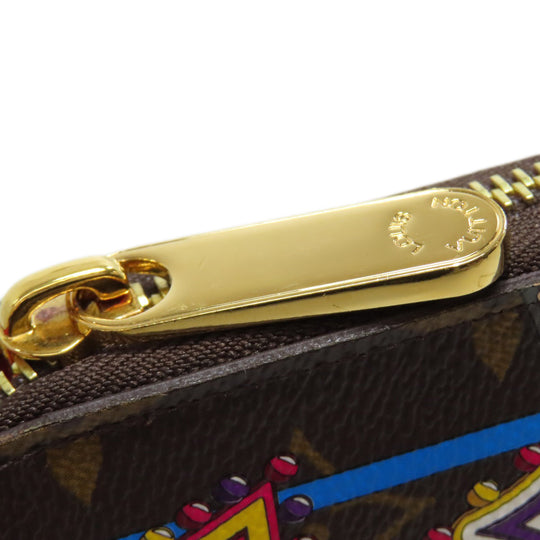 LOUIS VUITTON Long Wallet Purse M69750 Monogram canvas Brown Zippy Wallet Vivienne Women Used Authentic