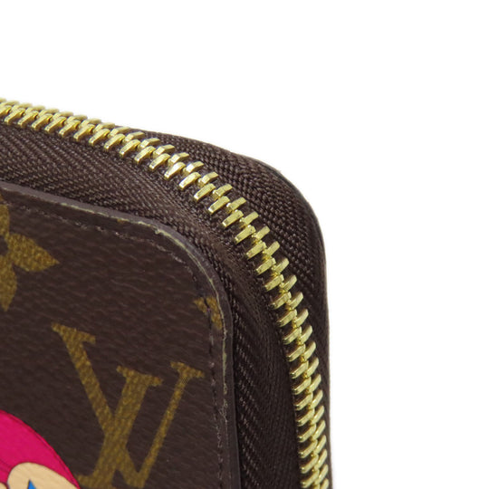 LOUIS VUITTON Long Wallet Purse M69750 Monogram canvas Brown Zippy Wallet Vivienne Women Used Authentic
