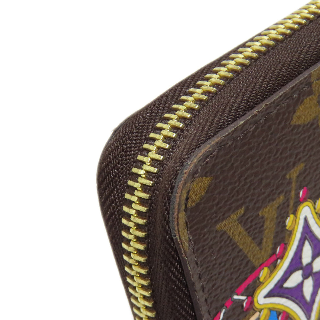 LOUIS VUITTON Long Wallet Purse M69750 Monogram canvas Brown Zippy Wallet Vivienne Women Used Authentic