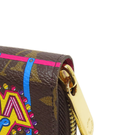 LOUIS VUITTON Long Wallet Purse M69750 Monogram canvas Brown Zippy Wallet Vivienne Women Used Authentic