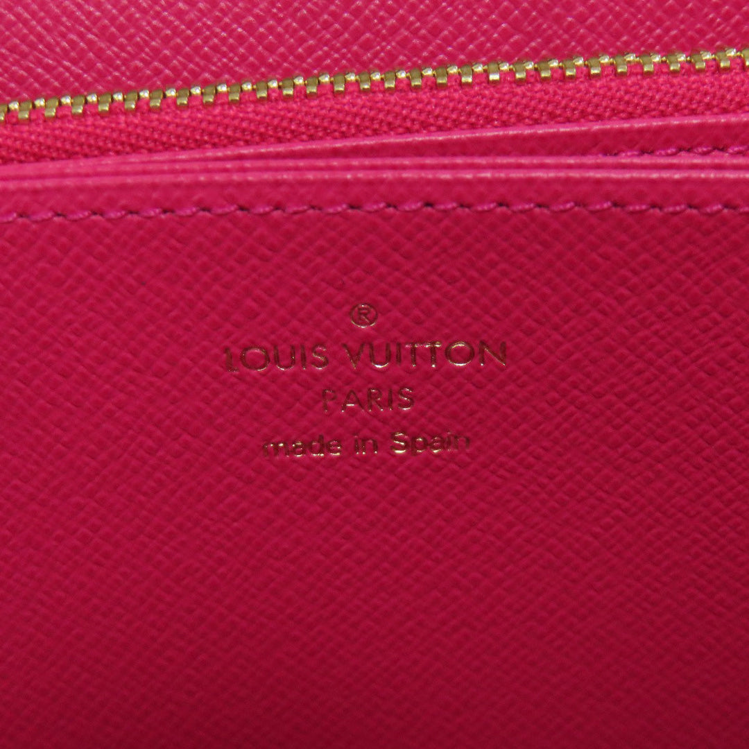 LOUIS VUITTON Long Wallet Purse M69750 Monogram canvas Brown Zippy Wallet Vivienne Women Used Authentic