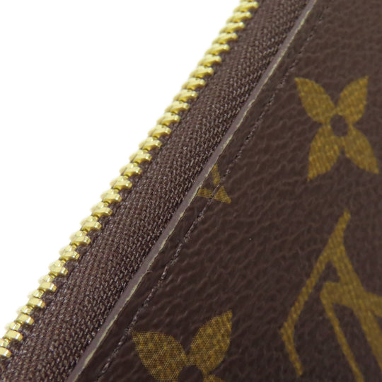 LOUIS VUITTON Long Wallet Purse M69750 Monogram canvas Brown Zippy Wallet Vivienne Women Used Authentic