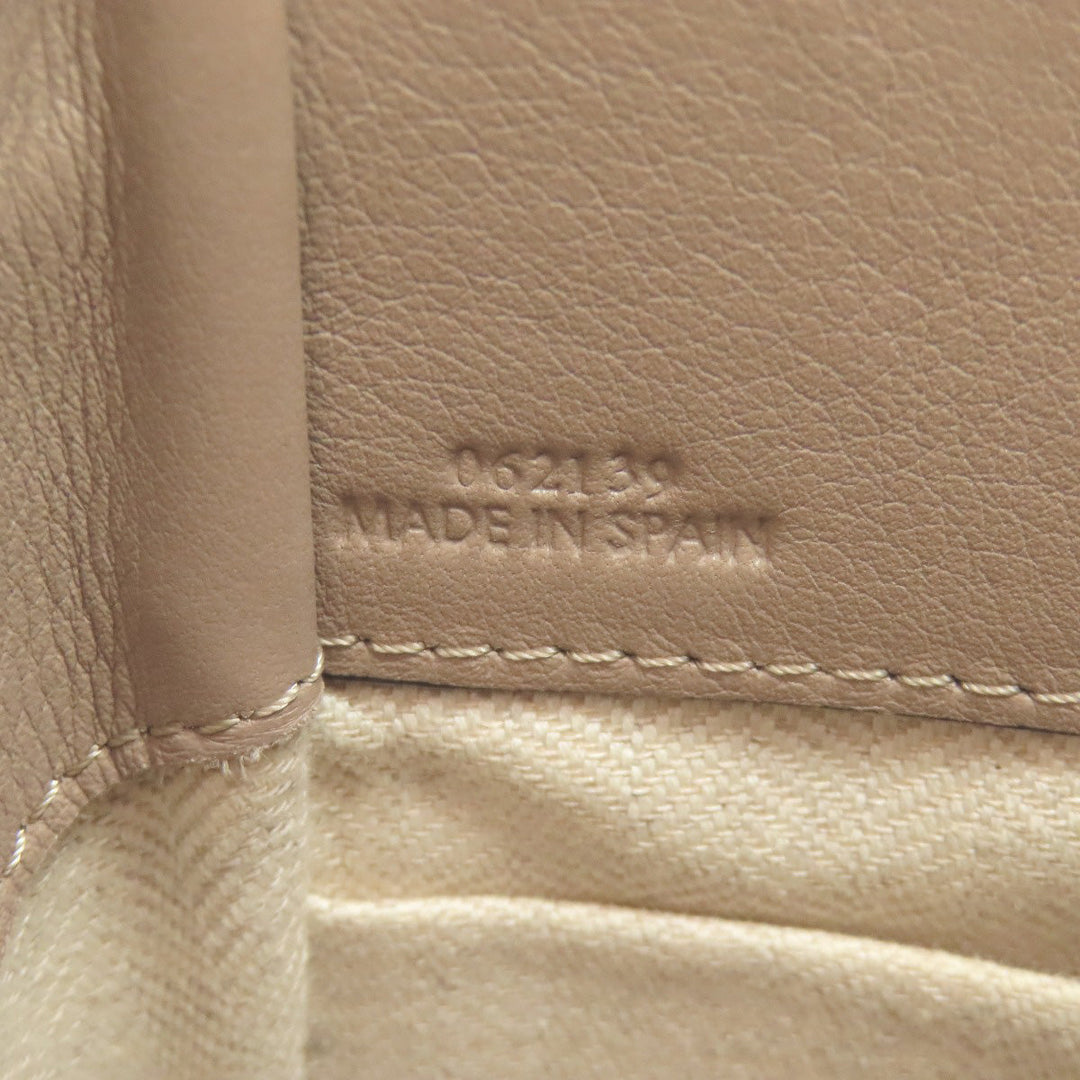 LOEWE Handbag Calfskin gray Hammock mini Women Used Authentic