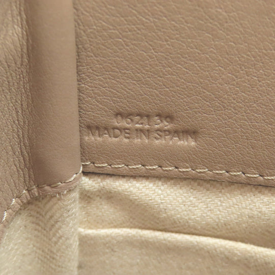 LOEWE Handbag Calfskin gray Hammock mini Women Used Authentic