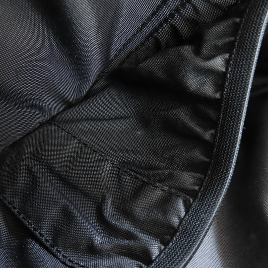 THE NORTH FACE Hip bag Nylon black Supreme collaboration fake fur Women Used Authentic
