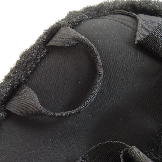 THE NORTH FACE Hip bag Nylon black Supreme collaboration fake fur Women Used Authentic