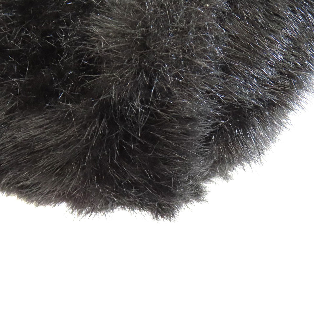 THE NORTH FACE Hip bag Nylon black Supreme collaboration fake fur Women Used Authentic