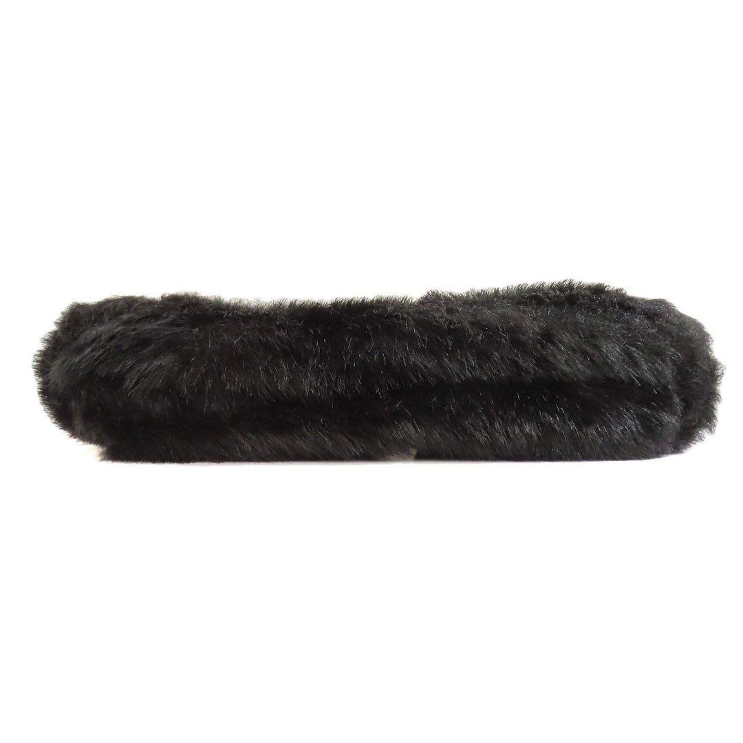 THE NORTH FACE Hip bag Nylon black Supreme collaboration fake fur Women Used Authentic